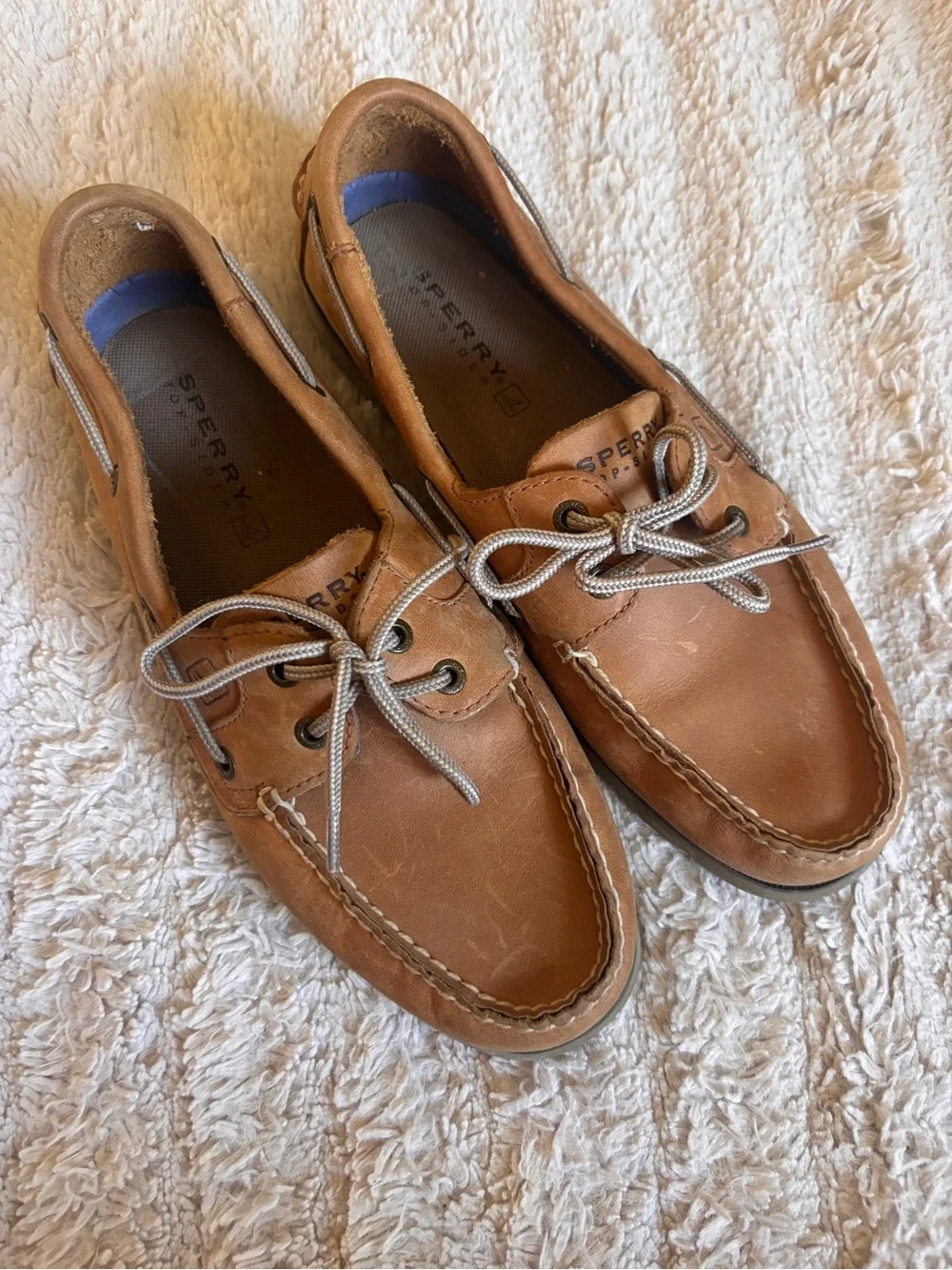 Sperry Topsider Classic Sahara  Leather Boat Shoes